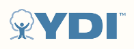 YDI logo with blue text on white background